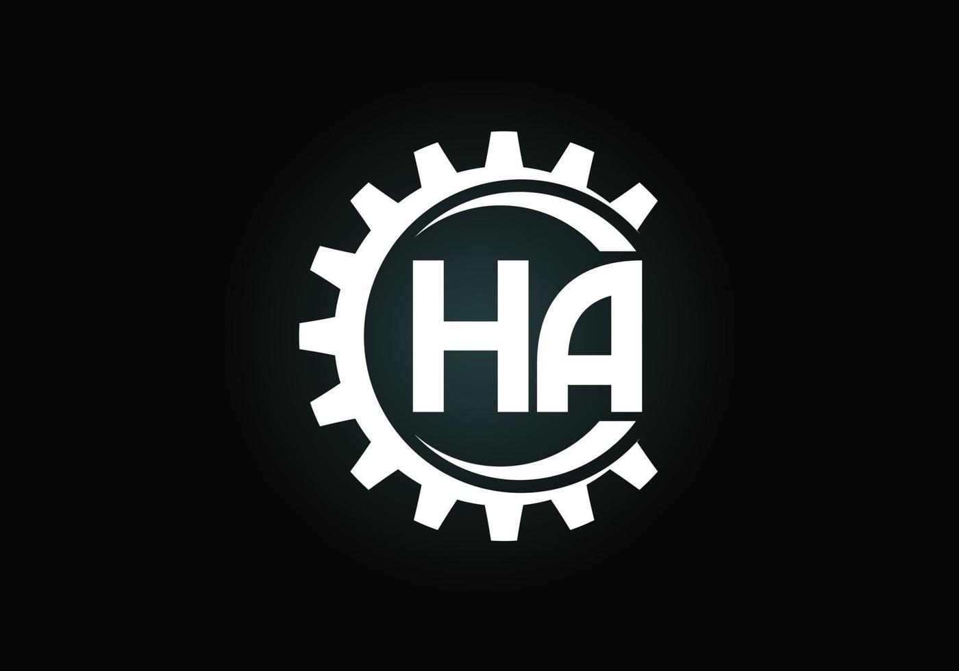 Initial Letter H A Logo Design Vector. Graphic Alphabet Symbol For Corporate Business Identity vector