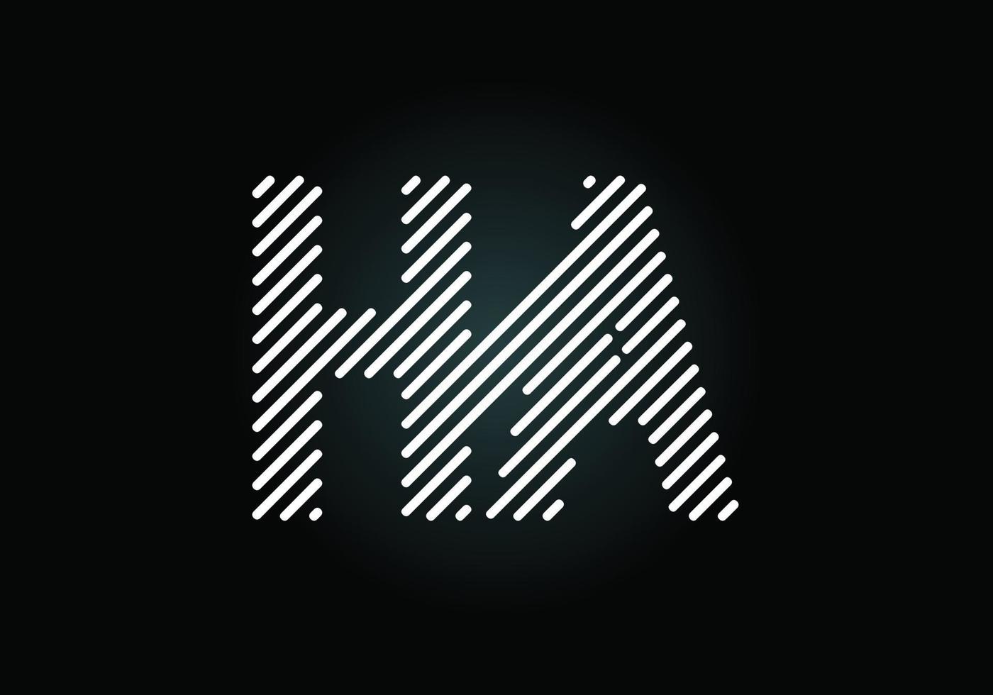 Initial Letter H A Logo Design Vector. Graphic Alphabet Symbol For Corporate Business Identity vector