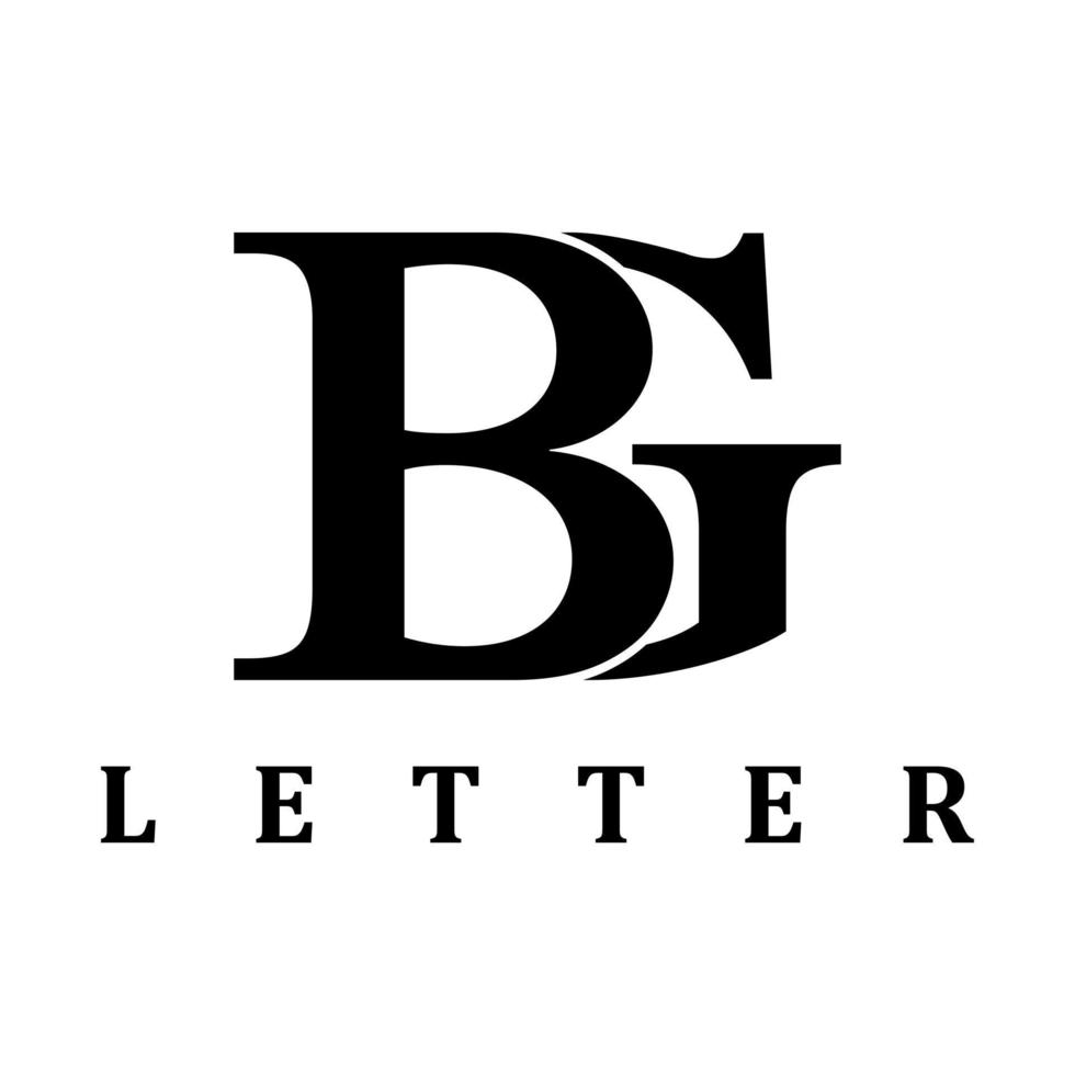 letter B and G design logo icon 7248988 Vector Art at Vecteezy