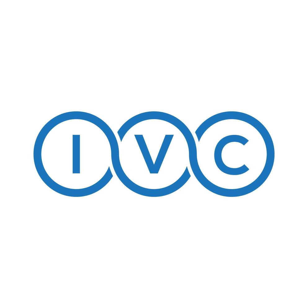 IVC letter logo design on white background. IVC creative initials letter logo concept. IVC letter design. vector