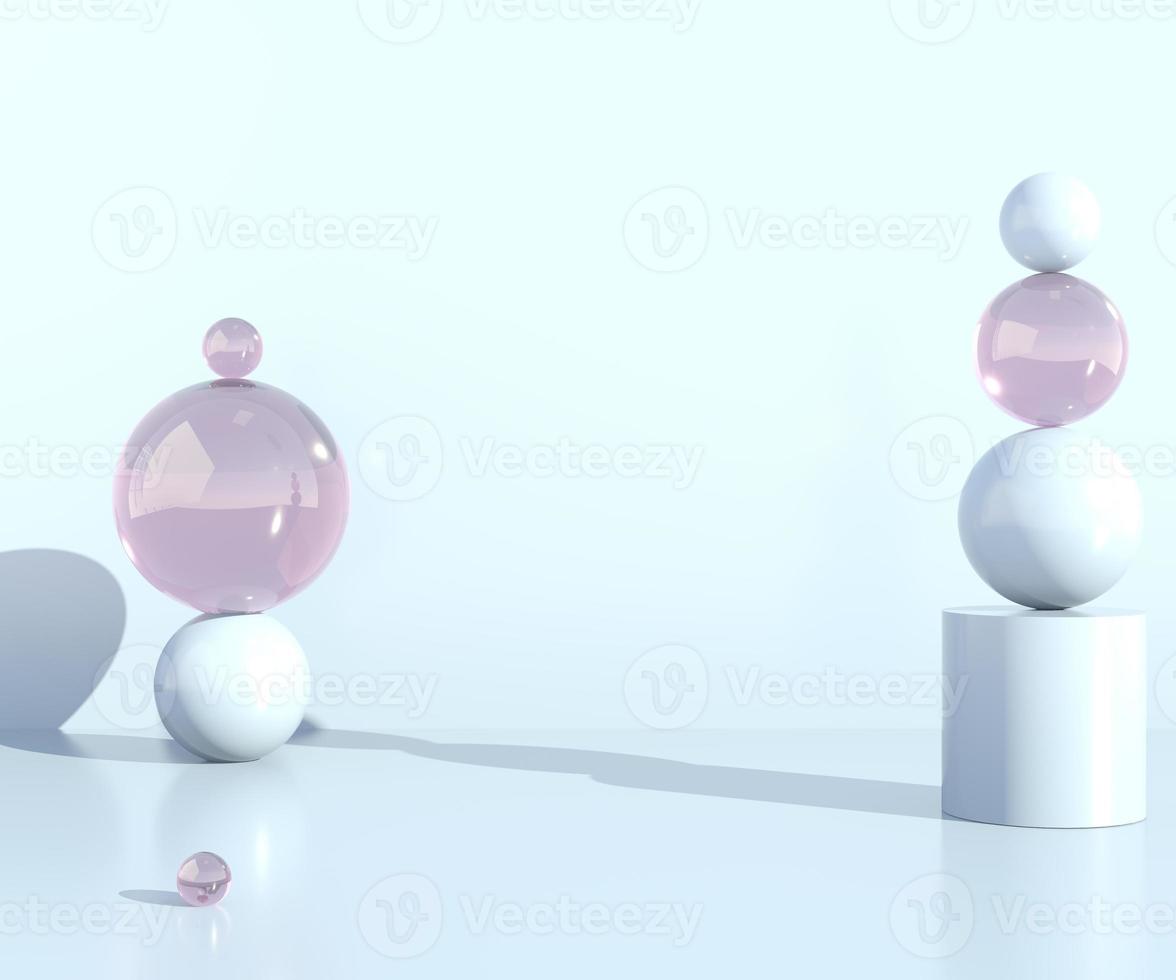 3d abstract background, mock up scene geometry shape podium for product display, 3d illustration. photo