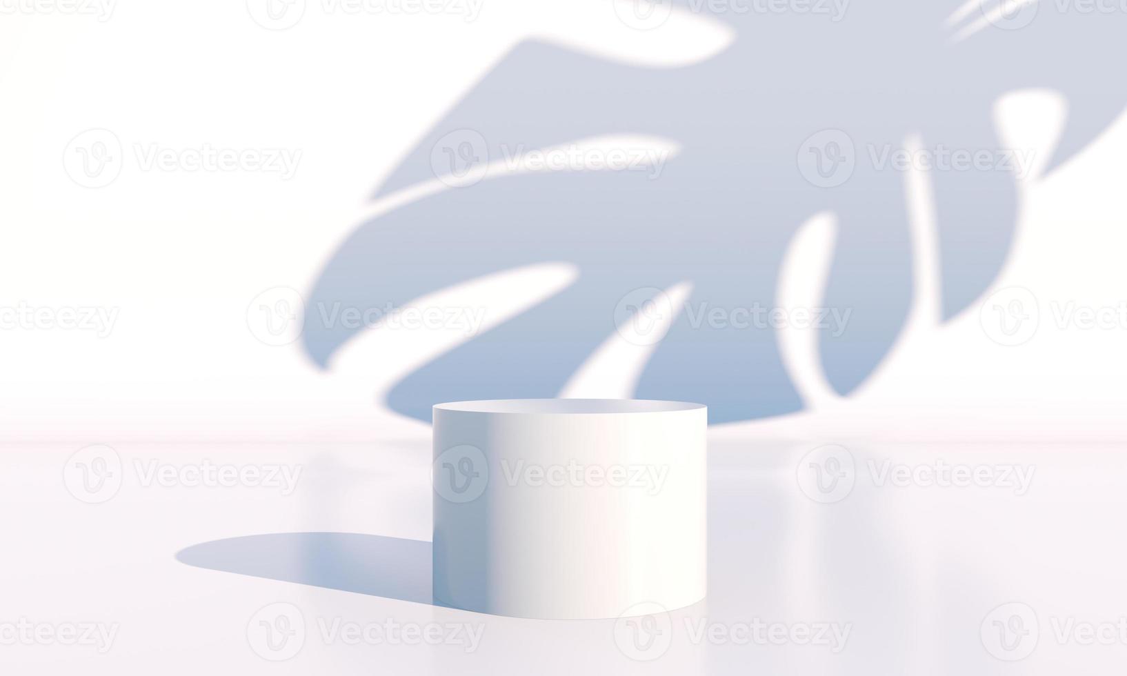 Minimal scene with geometrical forms, podiums in cream background with shadows. Scene to show cosmetic product, Showcase, shopfront, display case. 3d photo