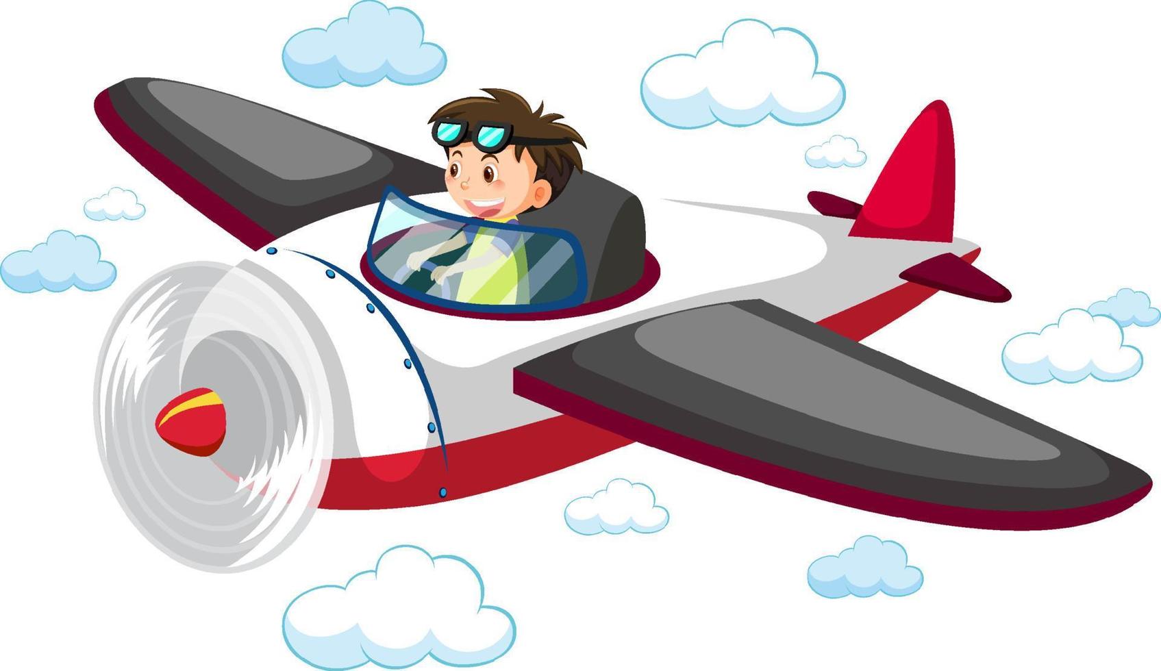 Boy flying cute airplane in the sky 7252202 Vector Art at Vecteezy Boy flying cute airplane in the sky 7252202 Vector Art at Vecteezy