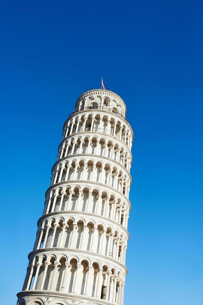 pisa, italia, 15 de octubre de 2021-torre inclinada de pisa foto