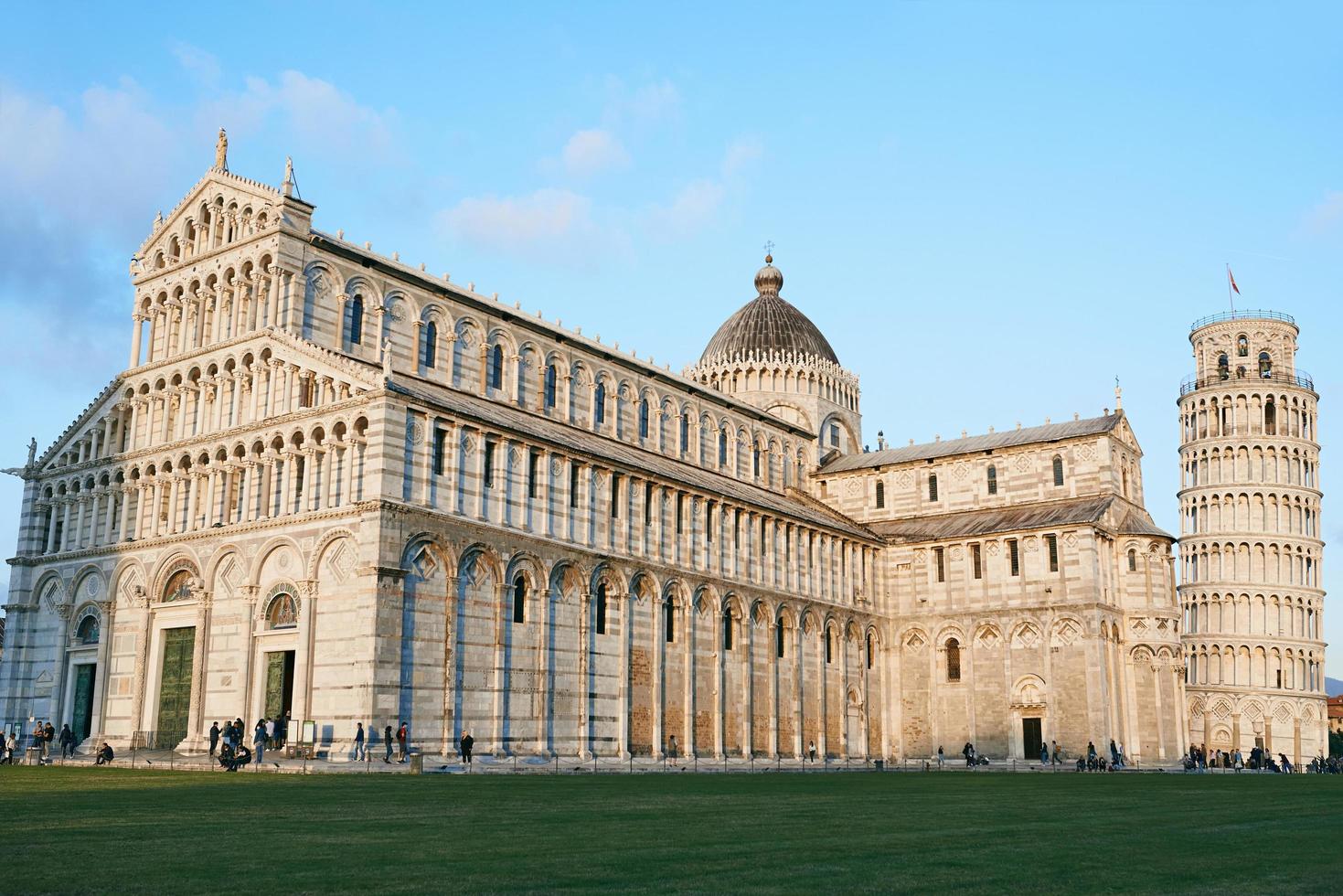 PISA, ITALY, 2021-Cathedral and Leaning Tower of Pisa photo