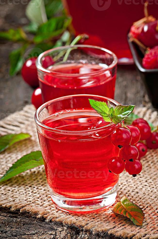 Fresh ripe pomegranate and juice photo