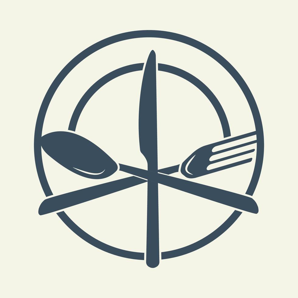 fork, spoon and knife icon vector illustration