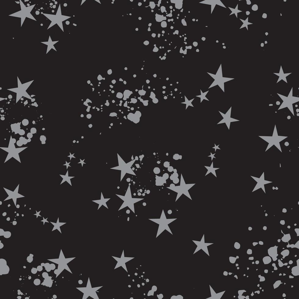 Abstract Star seamless repeat pattern vector