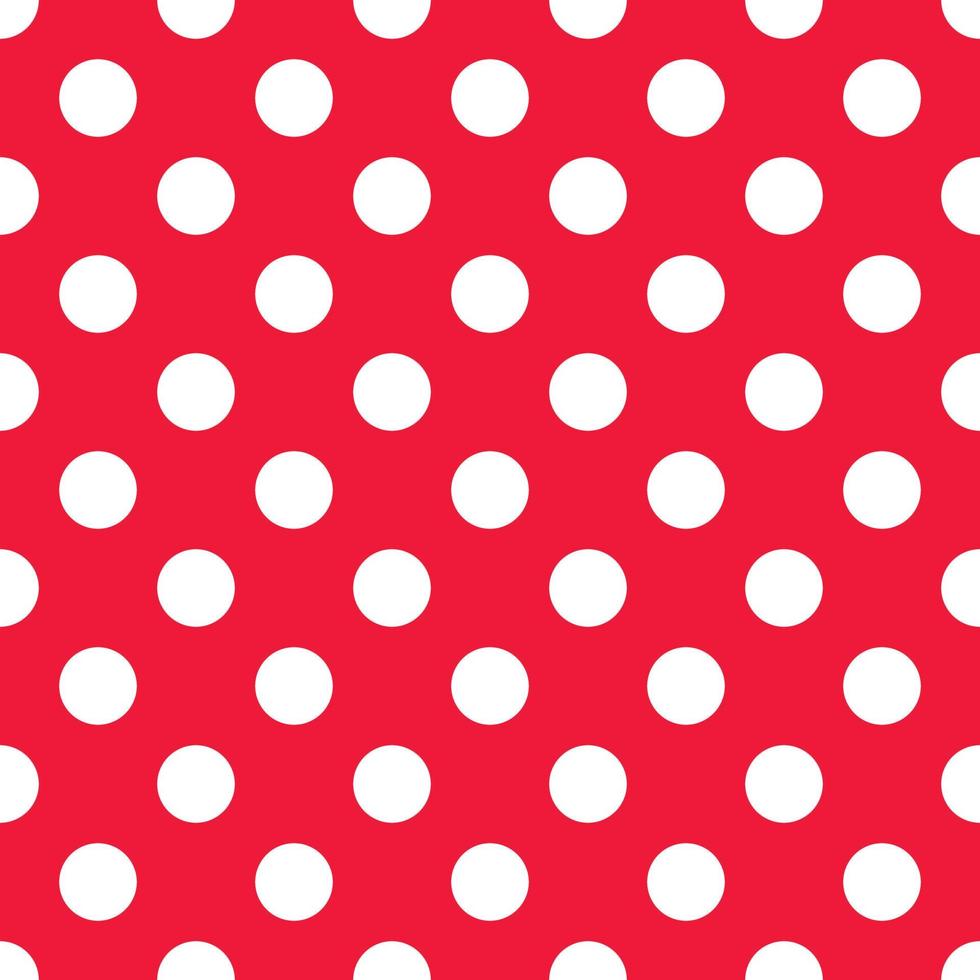 Polka dot seamless repeat pattern vector