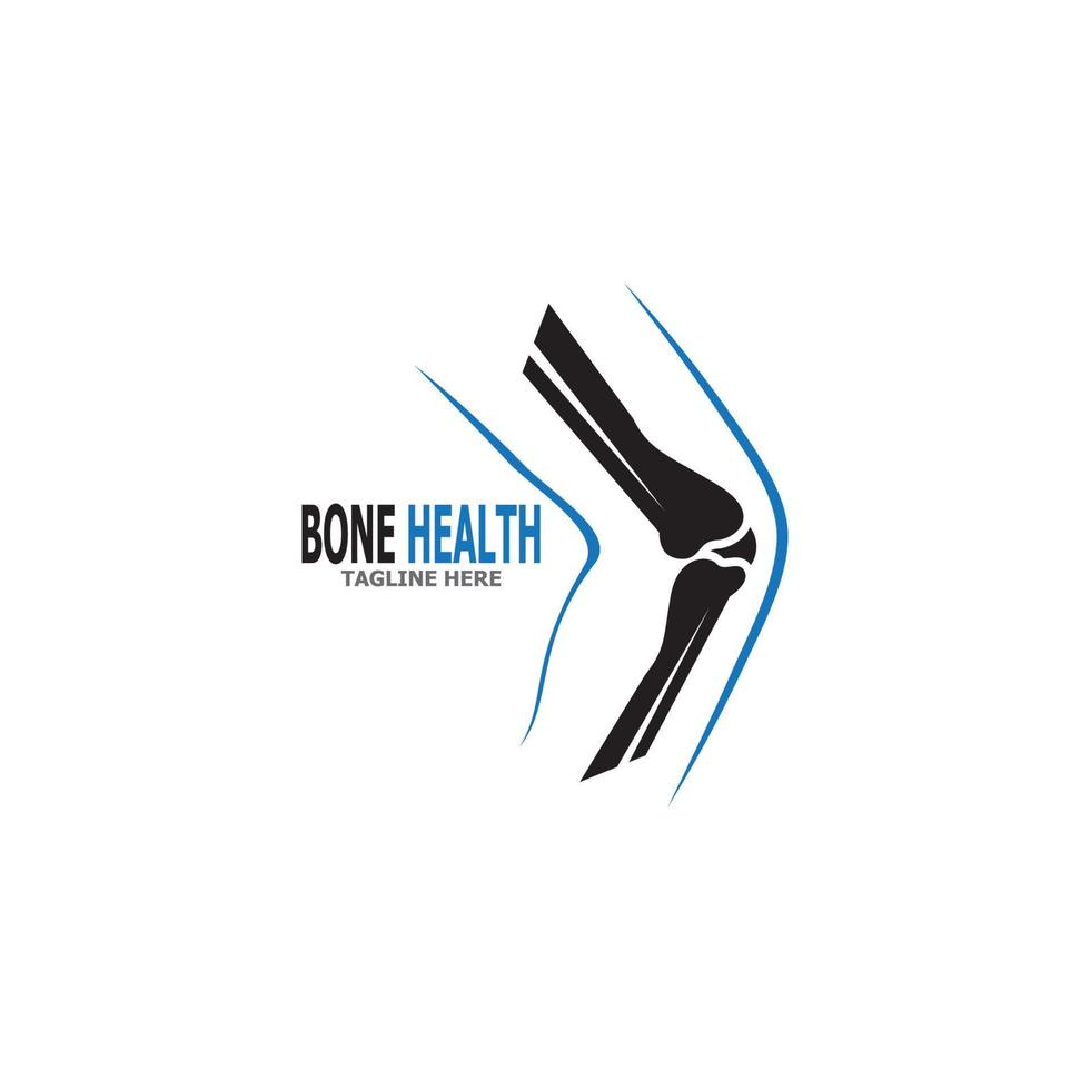 Bone health logo vector illustration