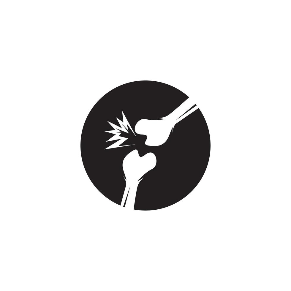 Bone health logo vector illustration