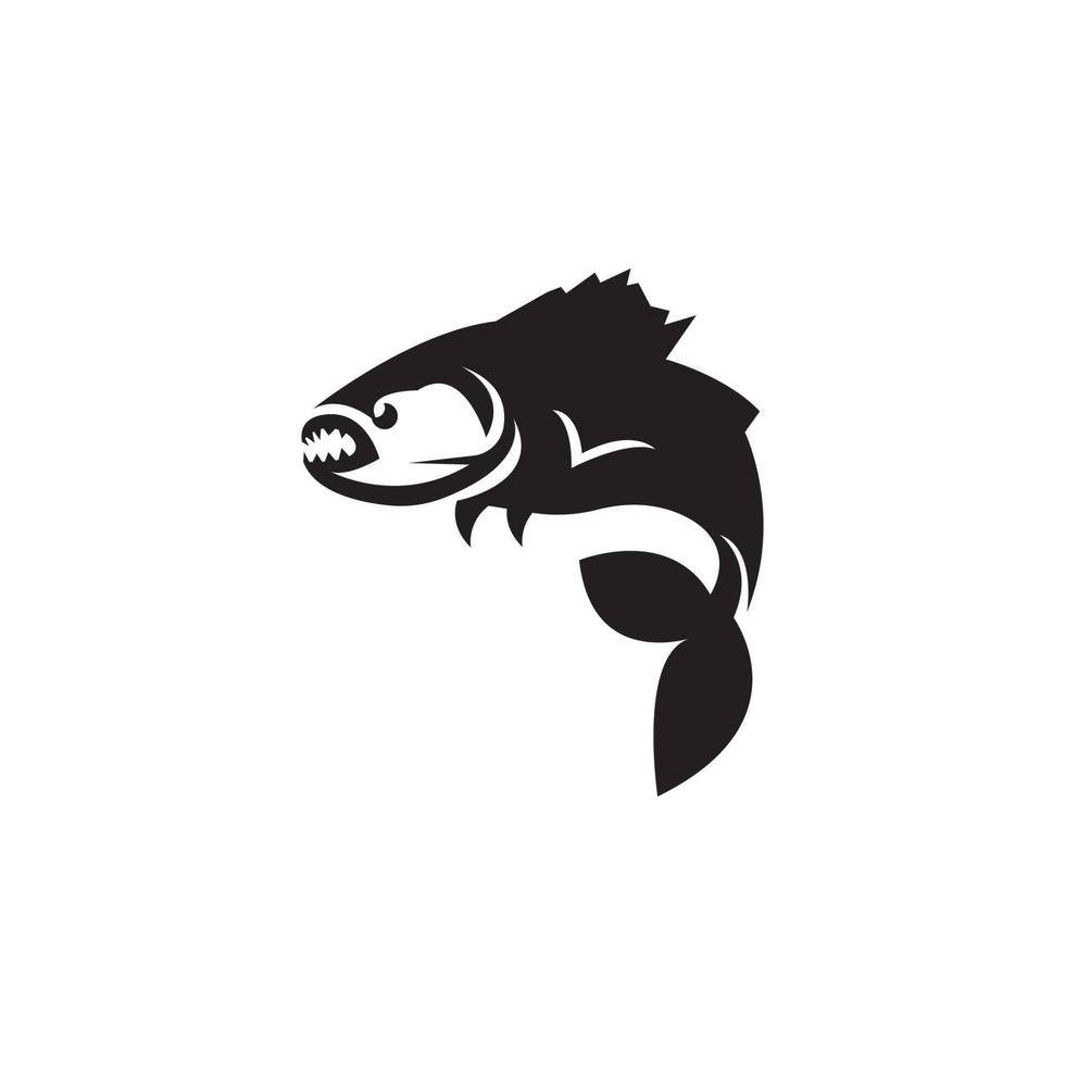Fish icon and symbol vector template