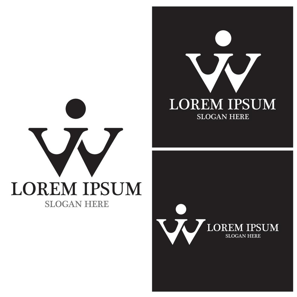 letter icon and symbol template vector