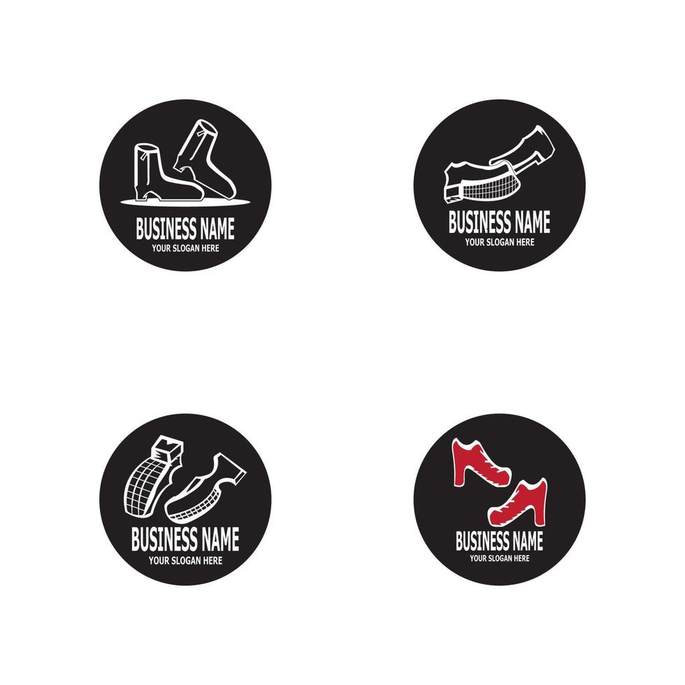 Shoes icon and symbol vector template