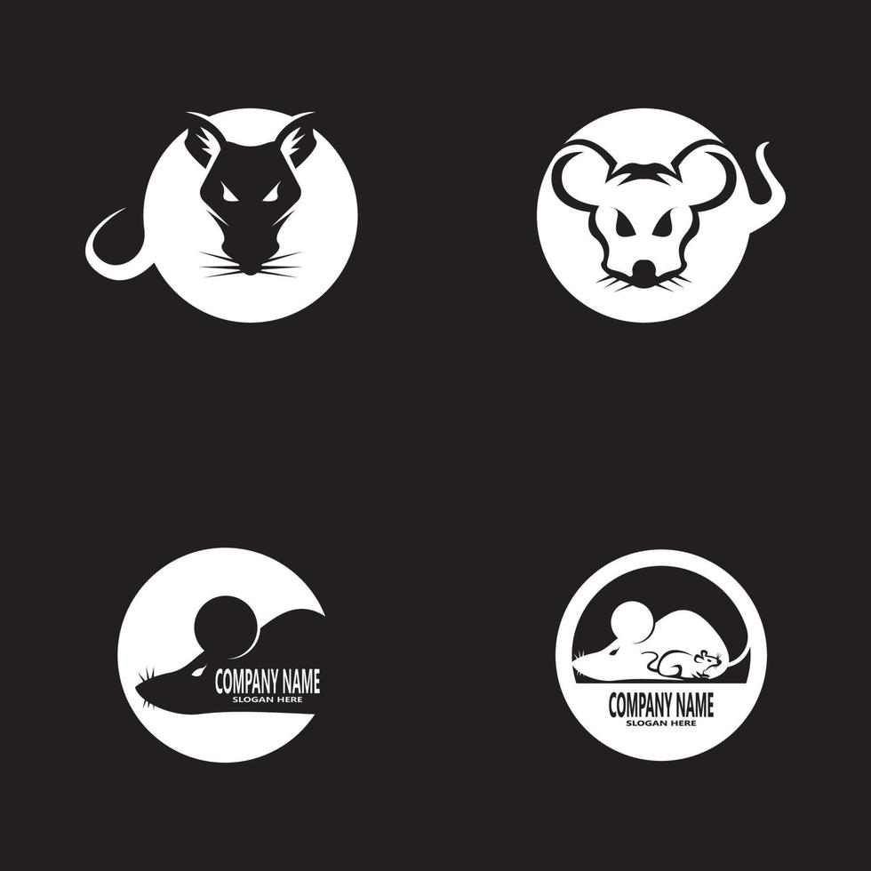 Rat icon and symbol vector illustration