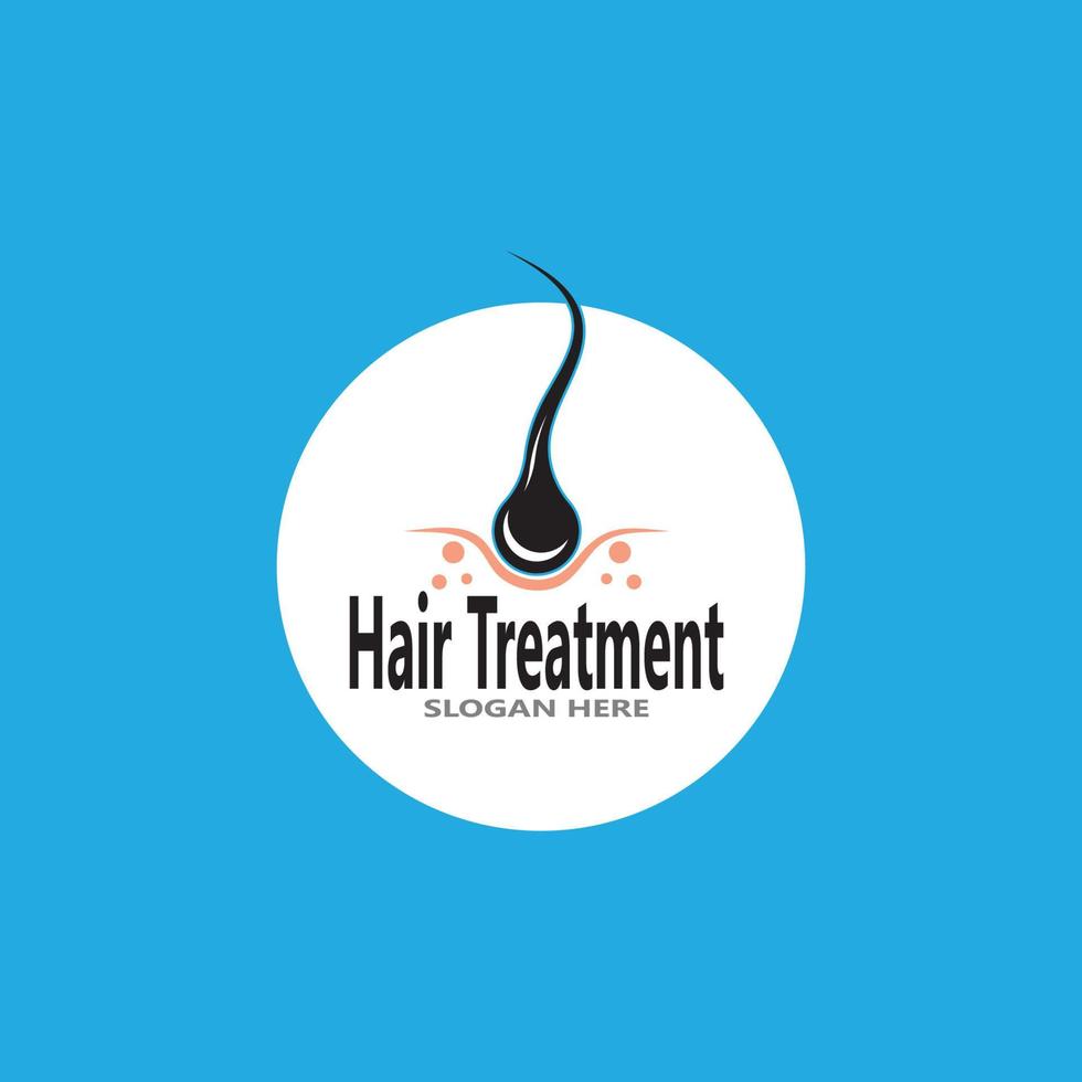 Hair treatment logo vector illustration 7255320 Vector Art at Vecteezy