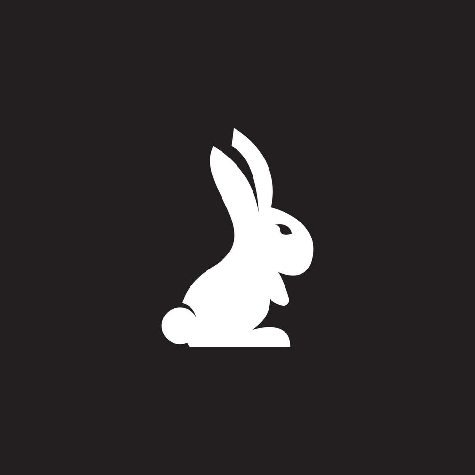 Rabbit vector icon illustration design