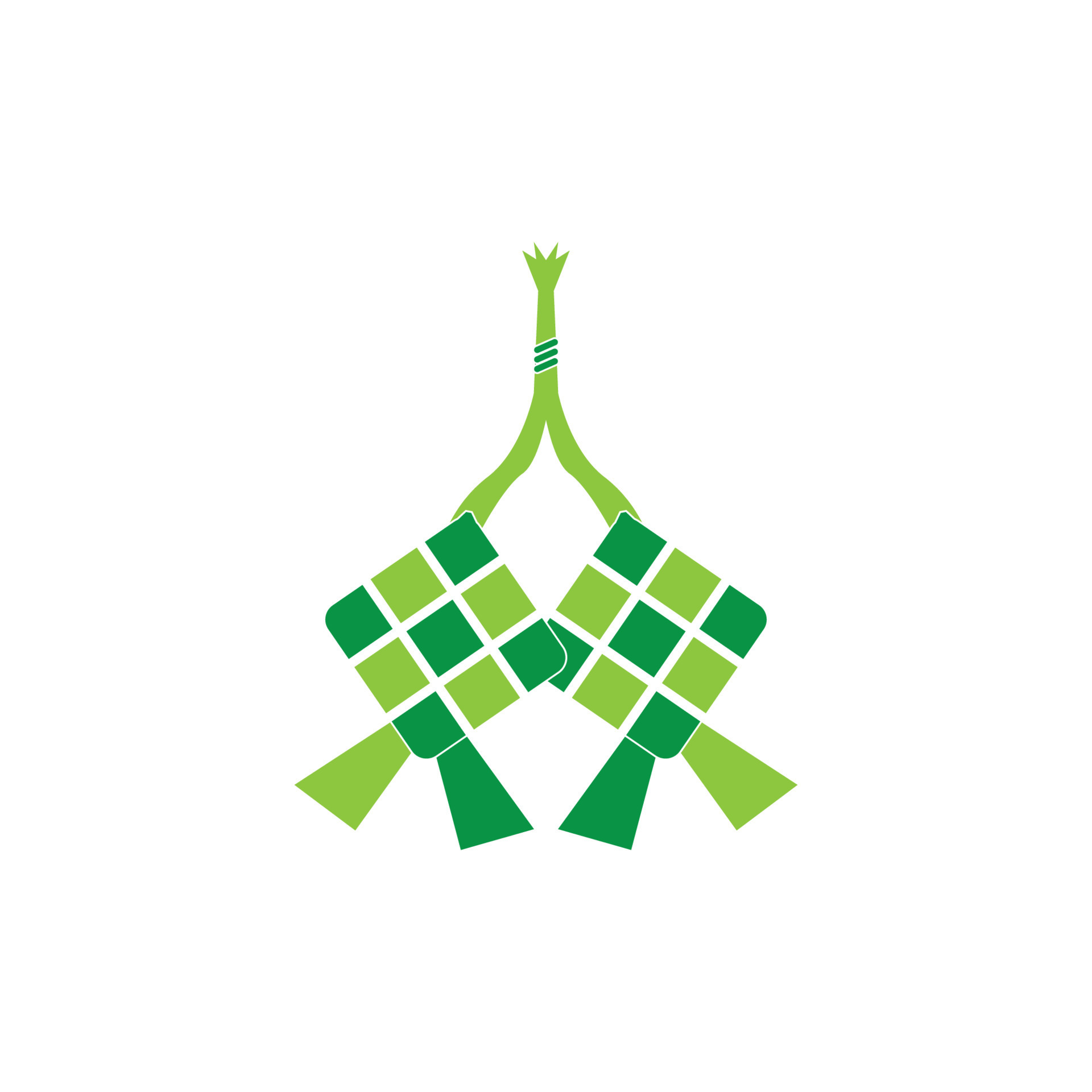 Ketupat lebaran idul fitri logo vector template 7255472 Vector Art at