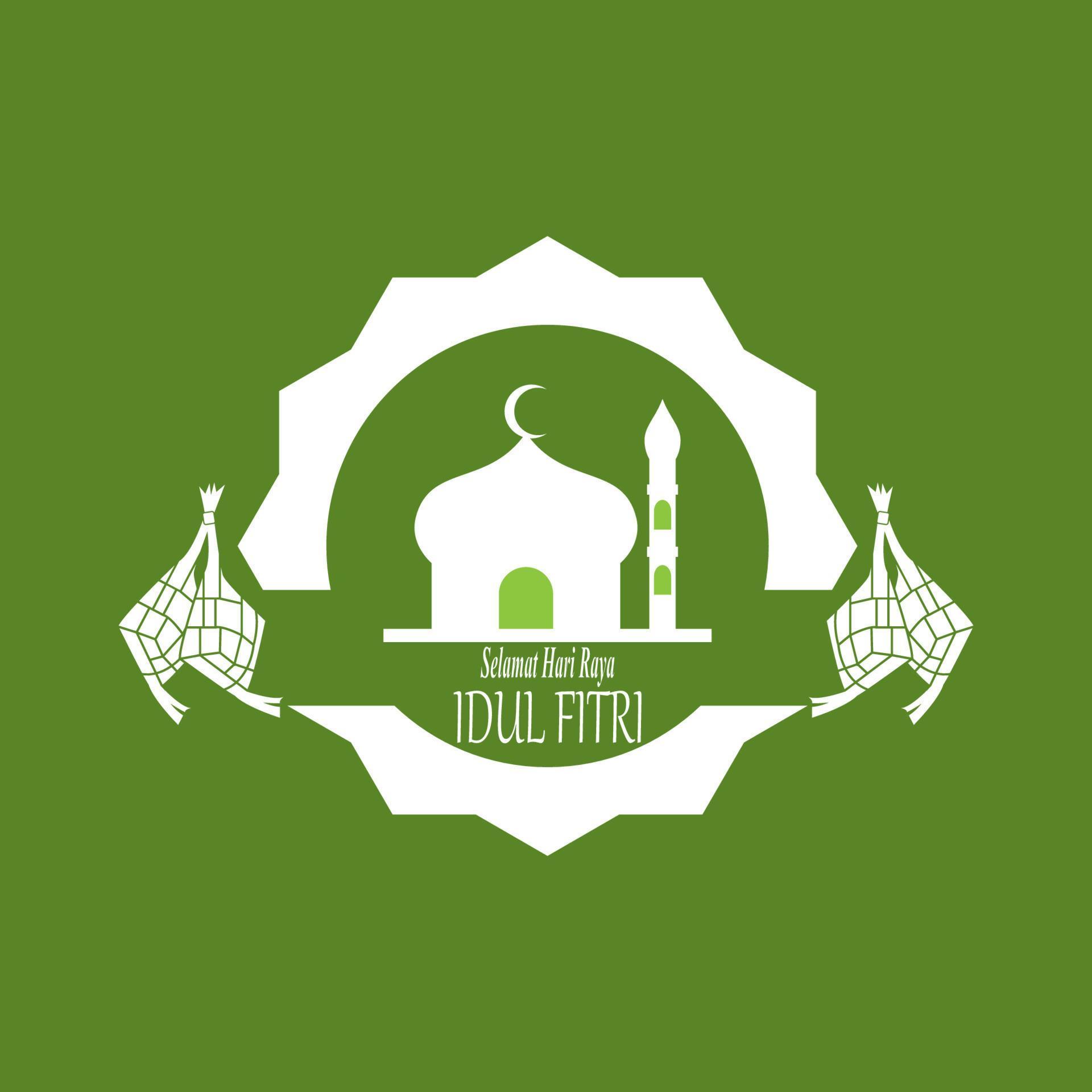 Ketupat lebaran idul fitri logo vector template 7255521 Vector Art at