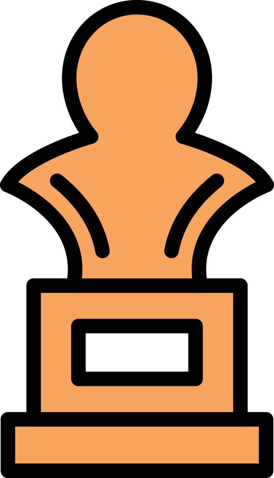 statue vector illustration on a background.Premium quality symbols.vector icons for concept and graphic design.