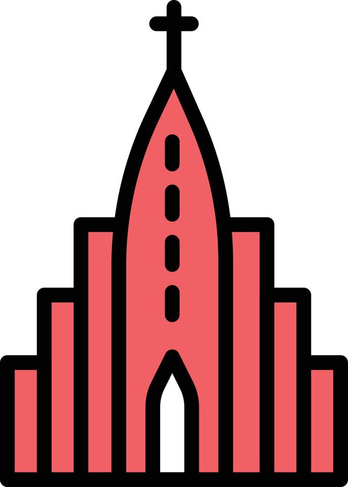 church vector illustration on a background.Premium quality symbols.vector icons for concept and graphic design.