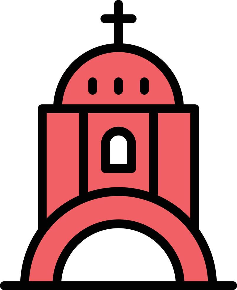 church vector illustration on a background.Premium quality symbols.vector icons for concept and graphic design.