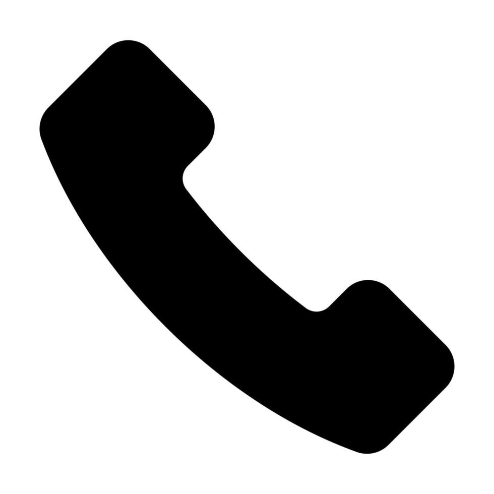 Call Glyph Icon vector