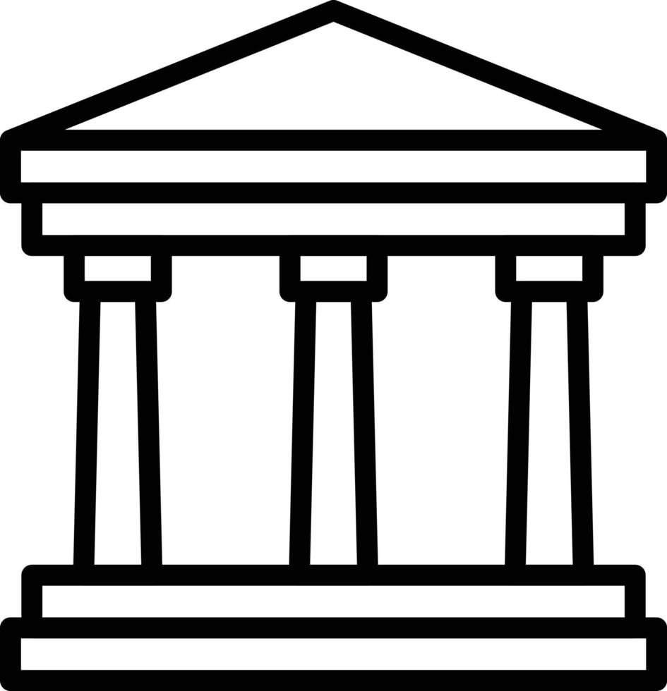 temple vector illustration on a background.Premium quality symbols.vector icons for concept and graphic design.
