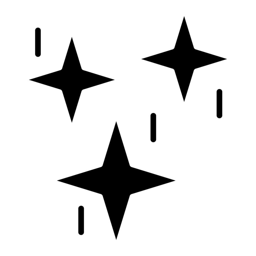 Flare Glyph Icon vector