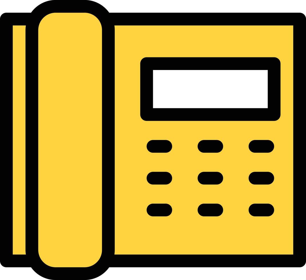 landline vector illustration on a background.Premium quality symbols. vector icons for concept and graphic design.