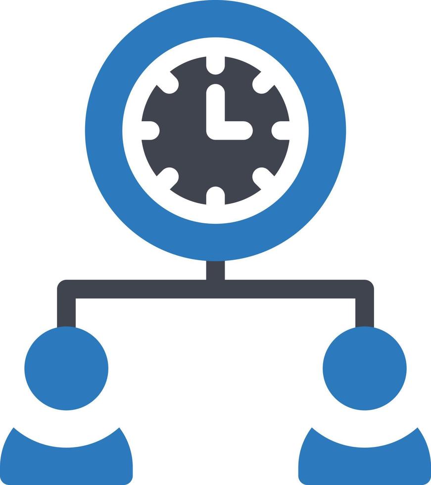 management time vector illustration on a background.Premium quality symbols. vector icons for concept and graphic design.