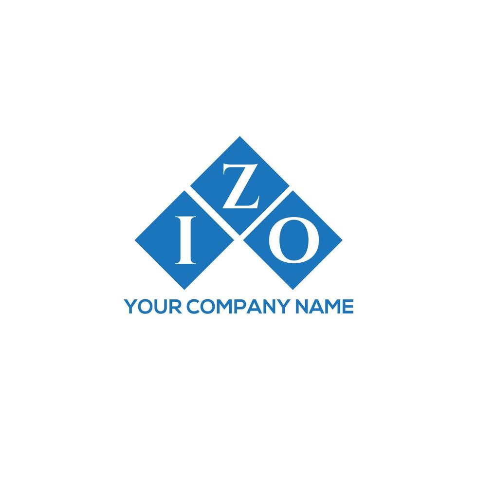 IZO letter logo design on white background. IZO creative initials letter logo concept. IZO letter design. vector