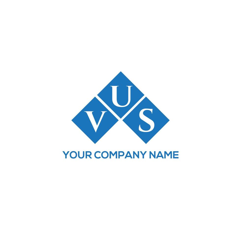 VUS letter logo design on white background. VUS creative initials letter logo concept. VUS letter design. vector