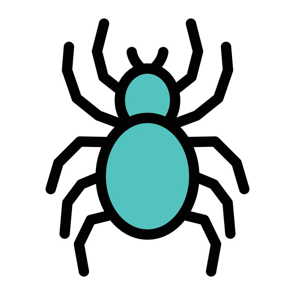 spider vector illustration on a background.Premium quality symbols.vector icons for concept and graphic design.