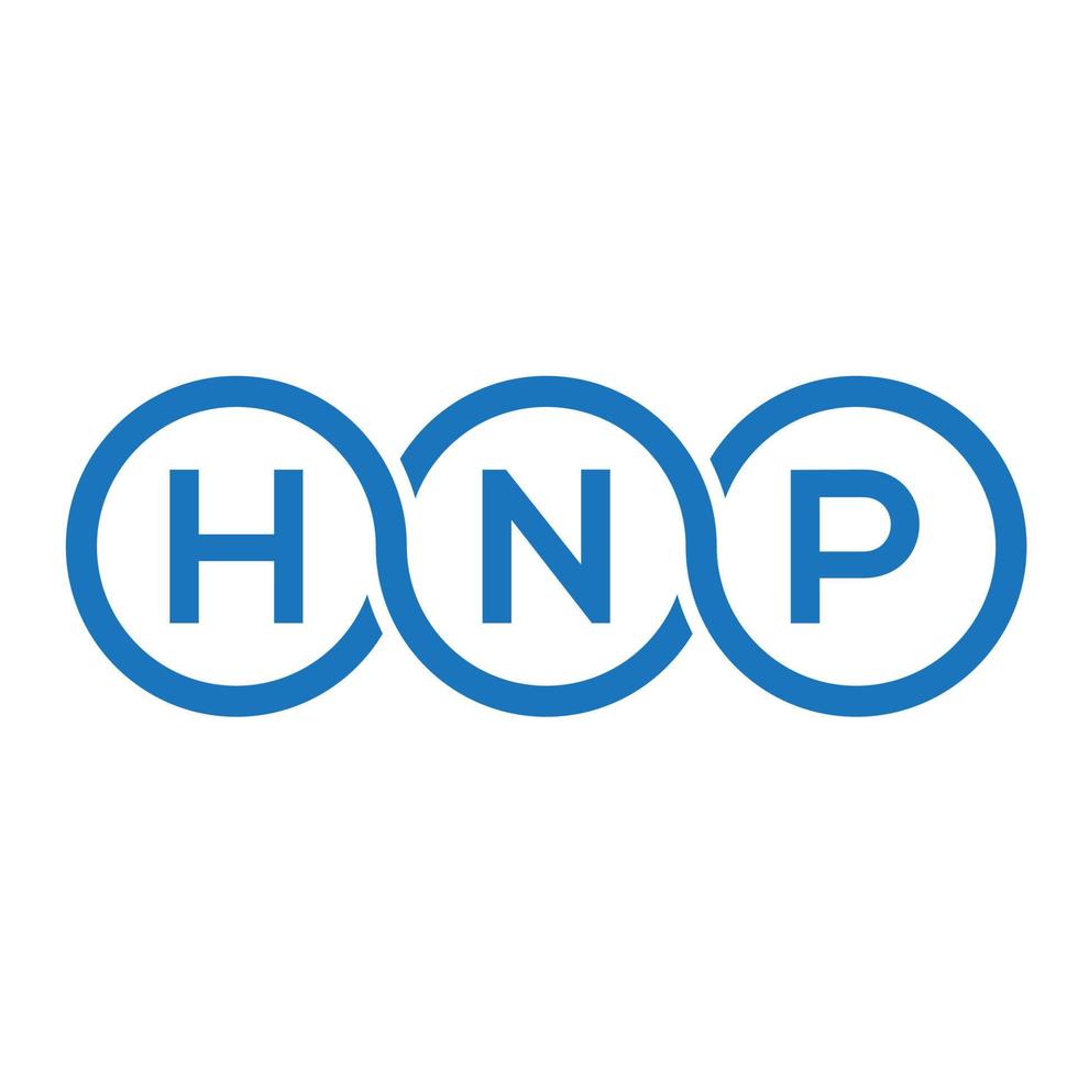GNP letter logo design on white background. GNP creative initials letter logo concept. GNP letter design. vector