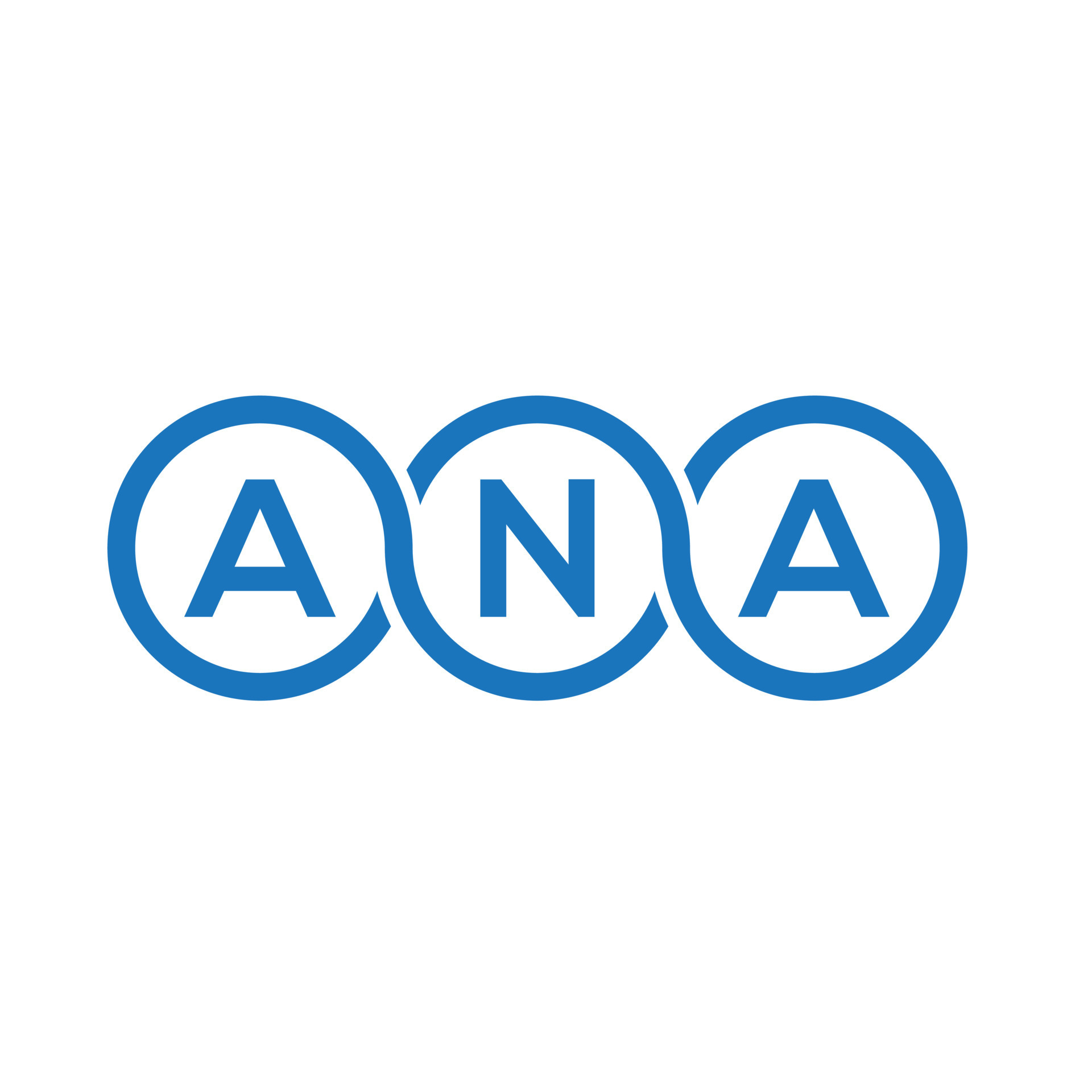 Ana Letter Logo Design On White Background Ana Creative Initials Letter Logo Concept Ana Letter Design Vector Art At Vecteezy