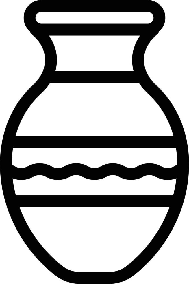 vase vector illustration on a background.Premium quality symbols. vector icons for concept and graphic design.