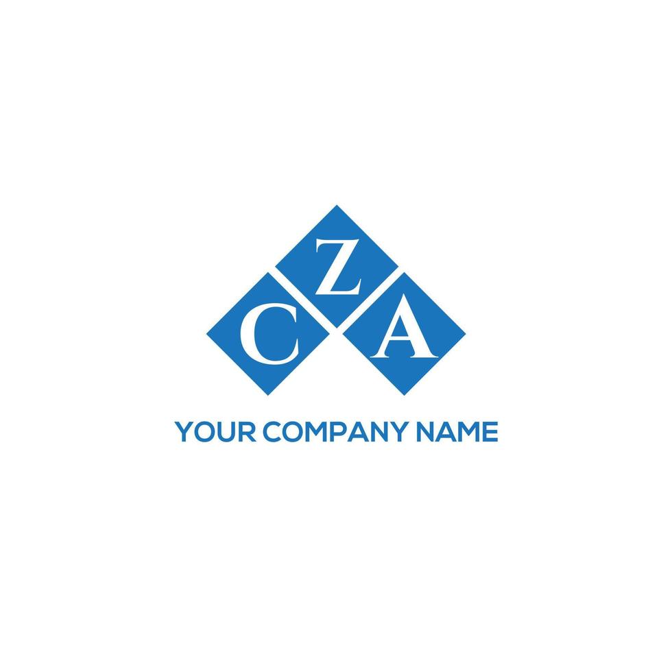CZA letter logo design on white background. CZA creative initials letter logo concept. CZA letter design. vector