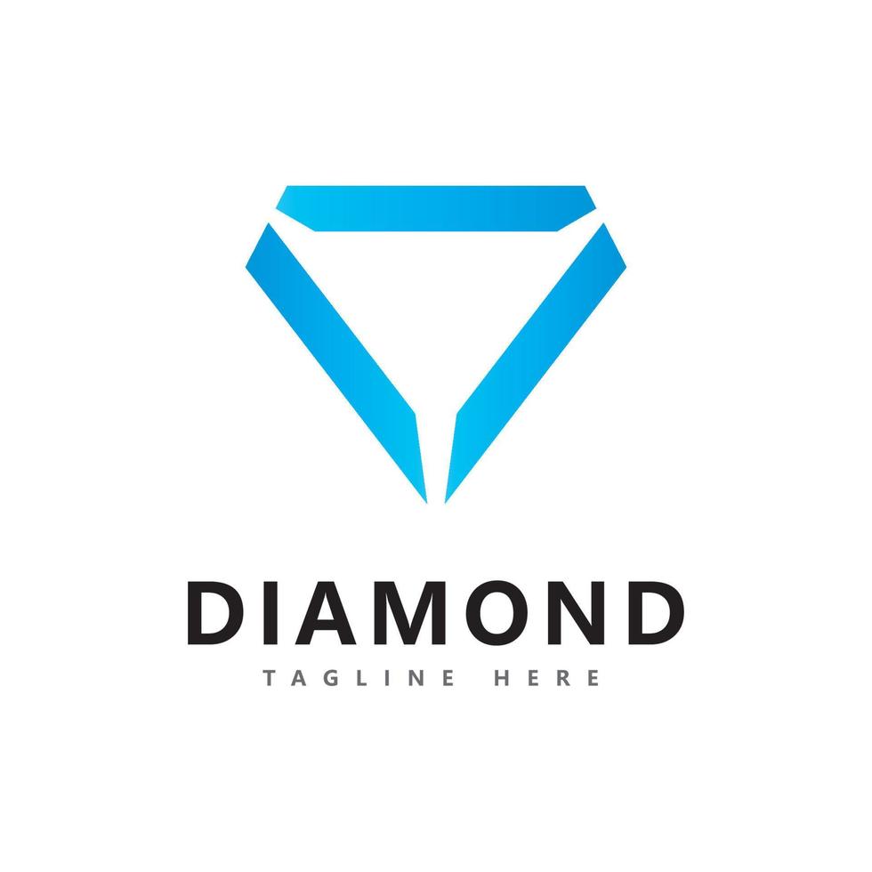 plantilla de diseño de vector de logotipo de diamante