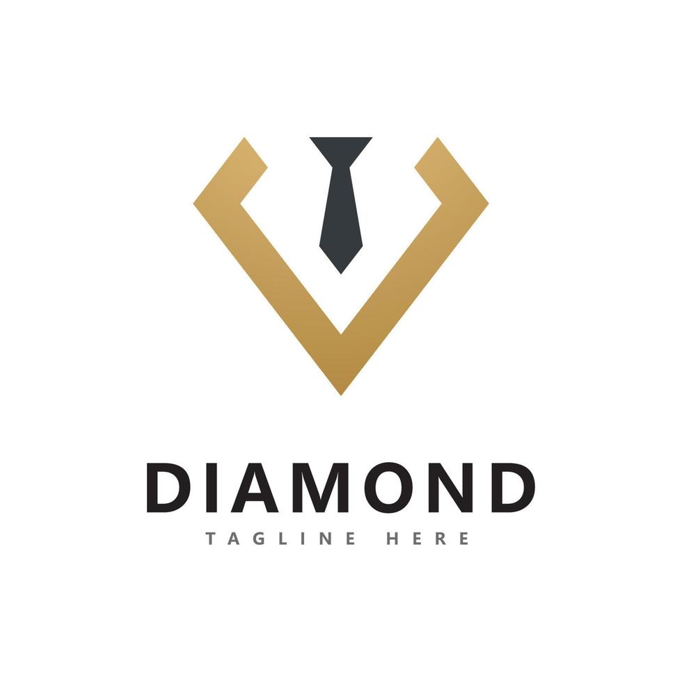 plantilla de diseño de vector de logotipo de diamante