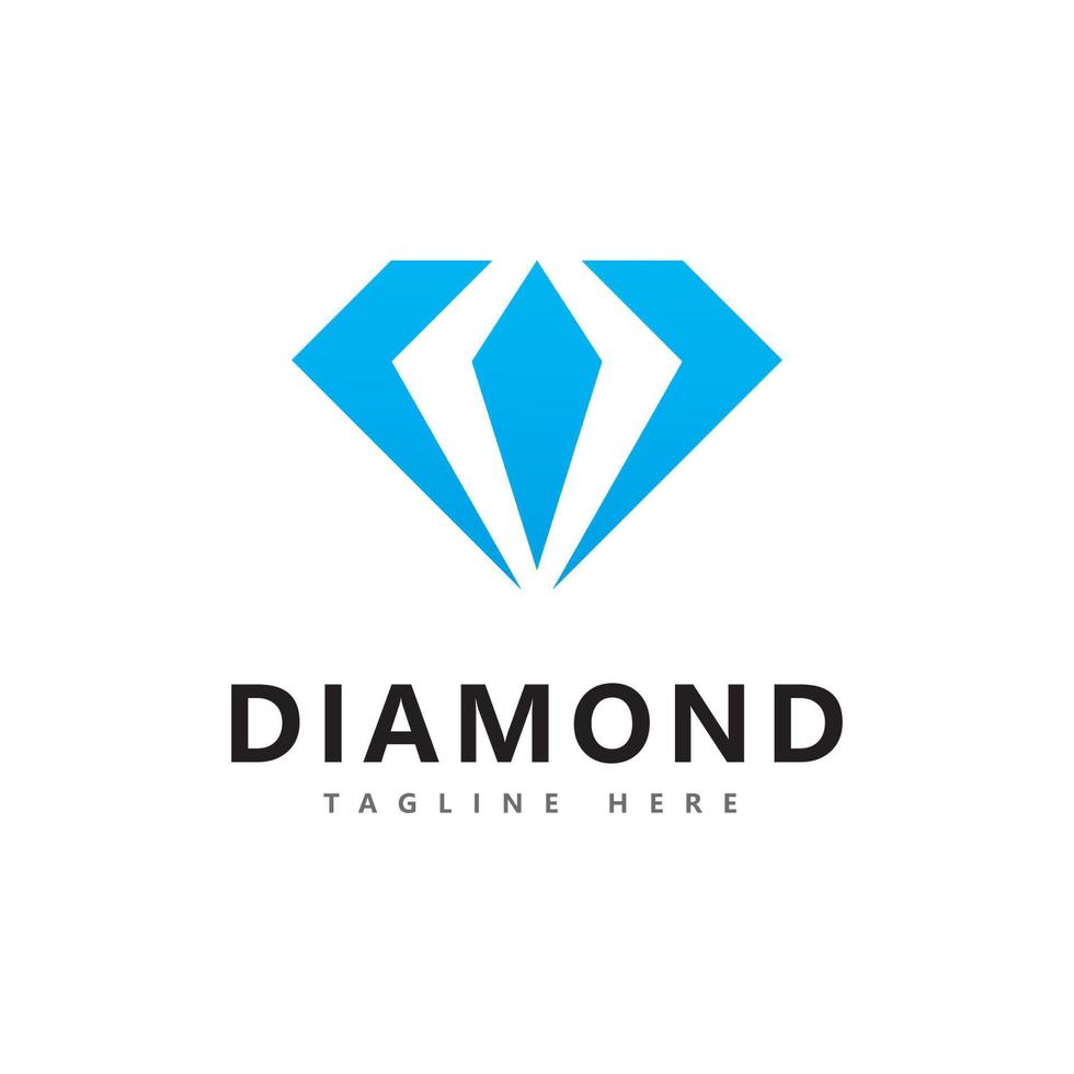 plantilla de diseño de vector de logotipo de diamante