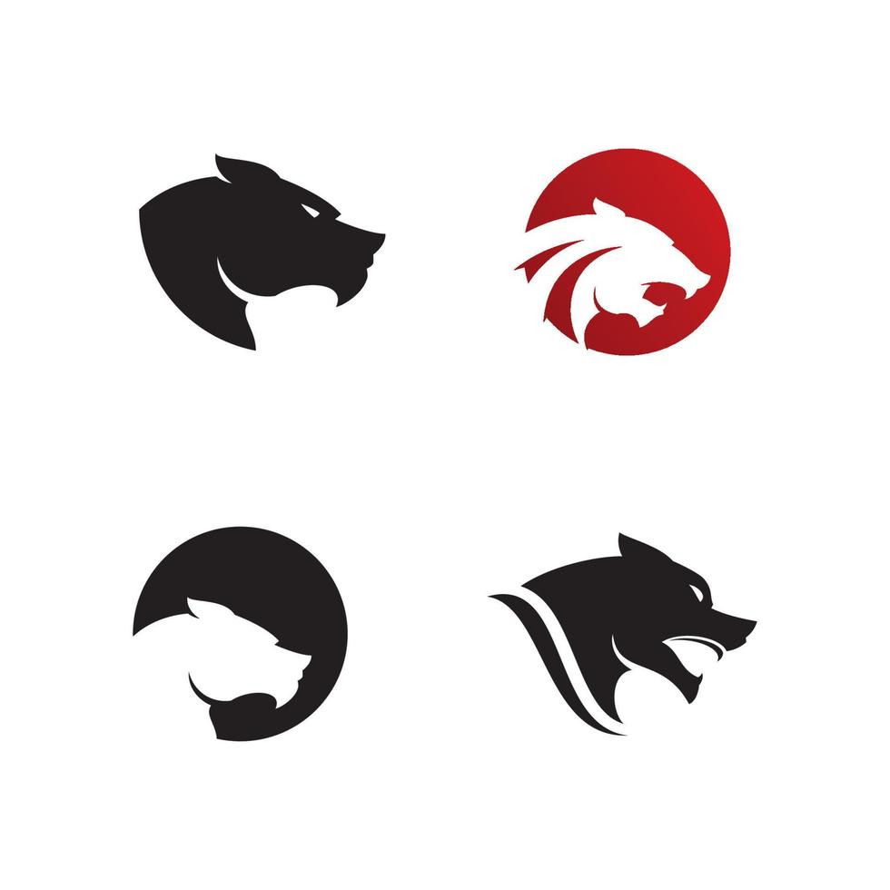 Panther Logo design vector illustration template