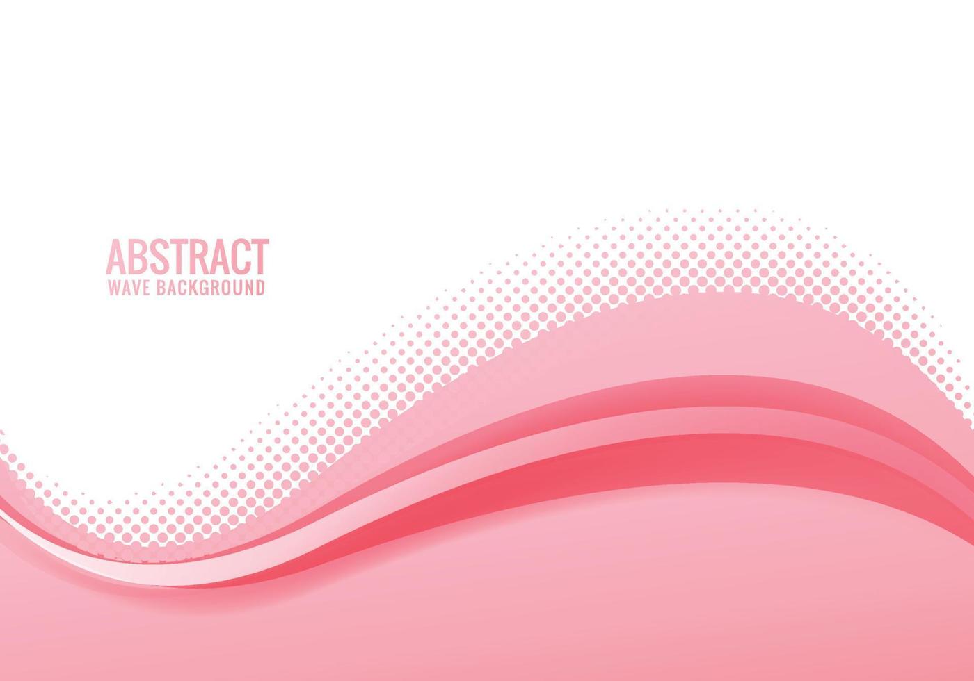 fondo de onda que fluye negocio creativo rosa abstracto vector