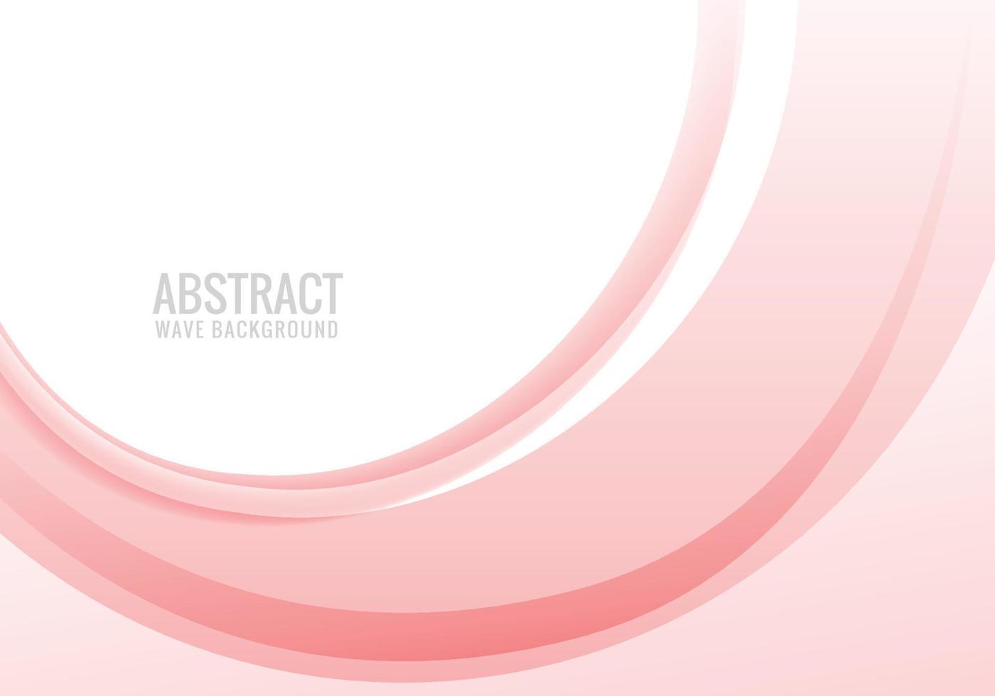 fondo de onda que fluye negocio creativo rosa abstracto vector