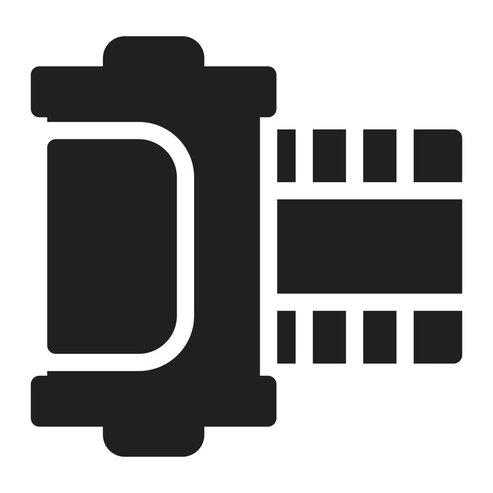 camera reel vector illustration on a background.Premium quality symbols.vector icons for concept and graphic design.