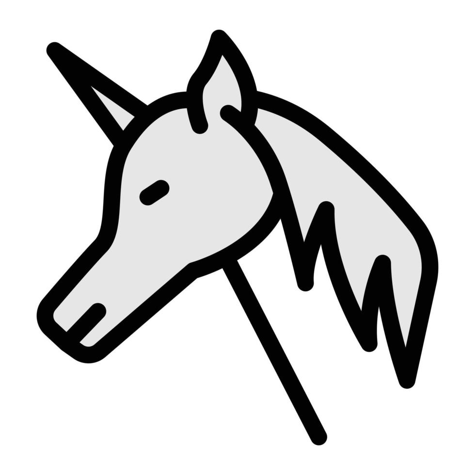 ilustración de vector de caballo en un fondo. símbolos de calidad premium. iconos vectoriales para concepto y diseño gráfico.