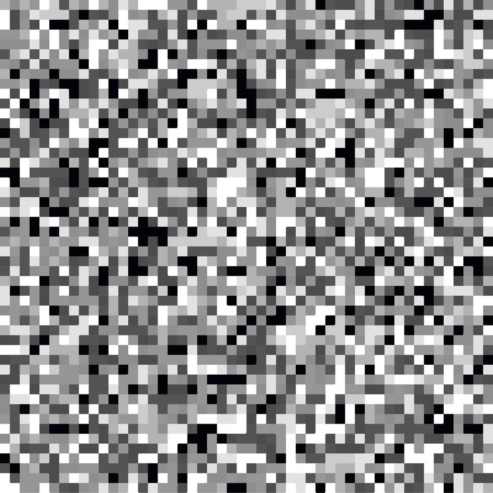 TV screen noise pixel glitch texture background vector illustration.