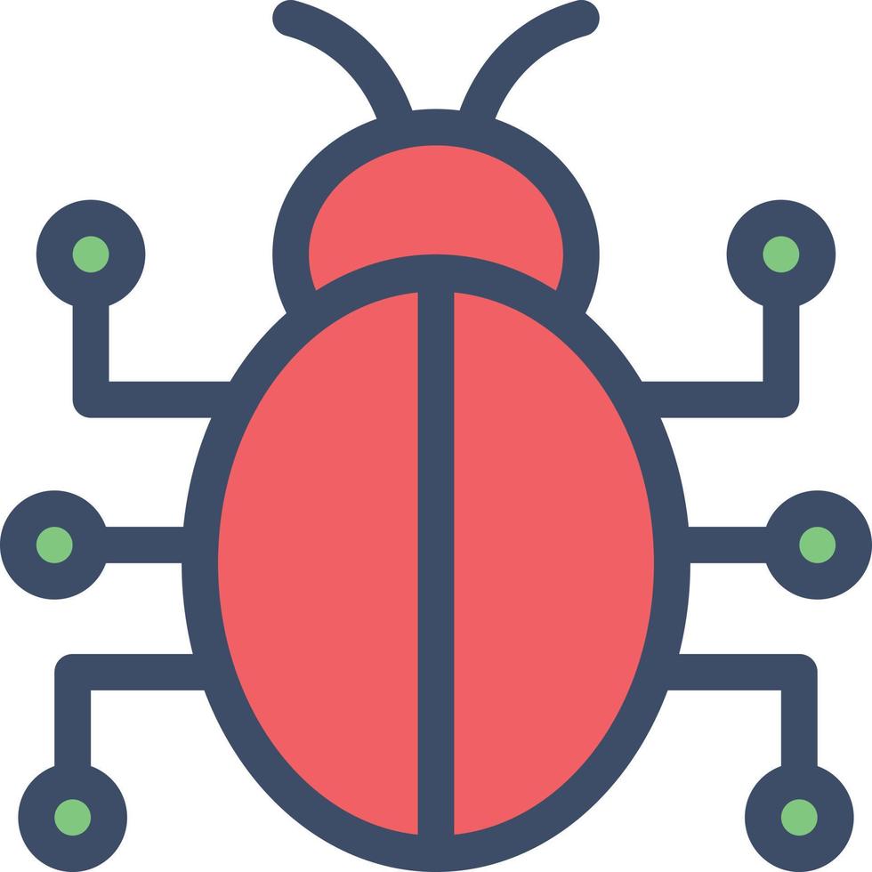 bug vector illustration on a background.Premium quality symbols. vector icons for concept and graphic design.