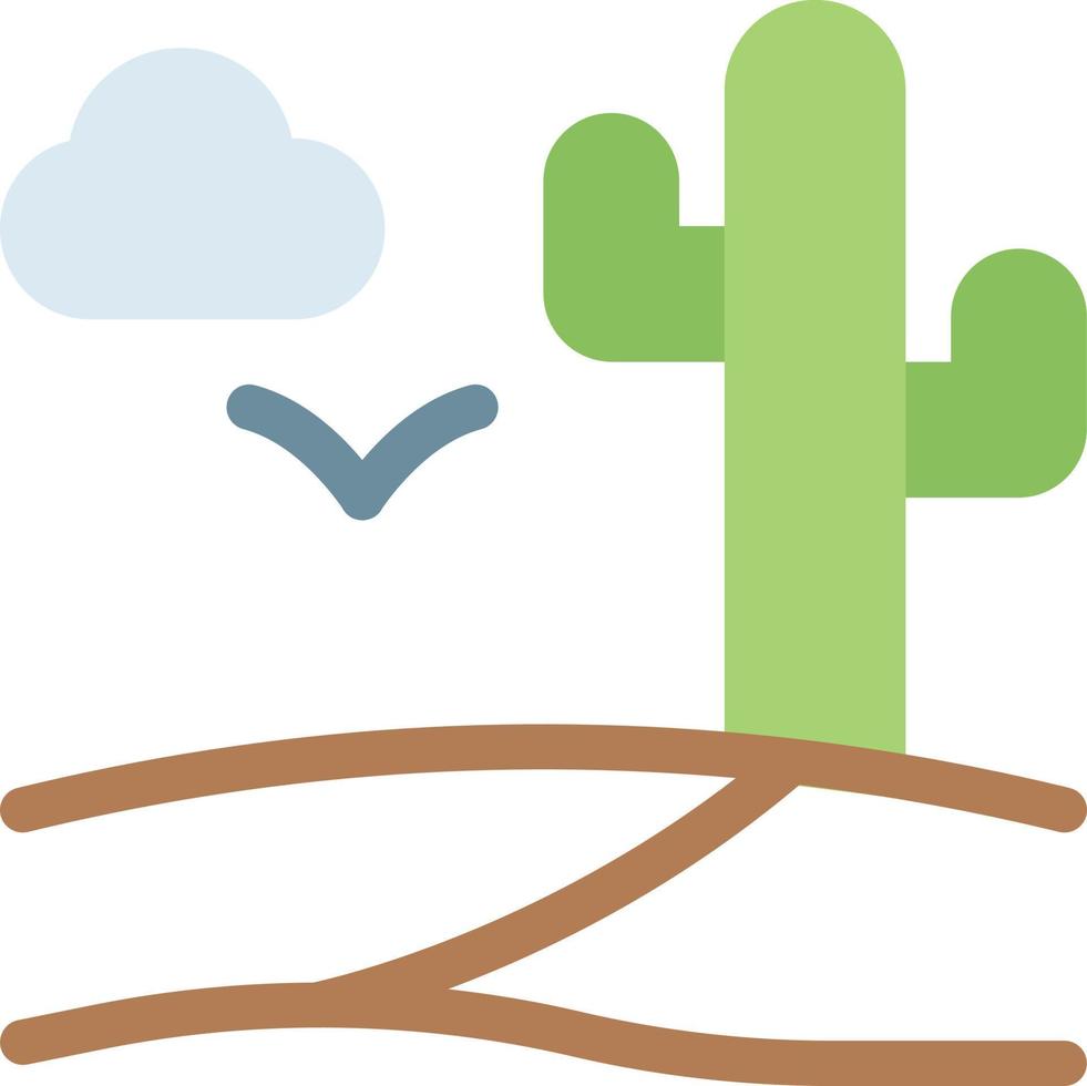 ilustración de vector de cactus en un fondo. símbolos de calidad premium. iconos vectoriales para concepto y diseño gráfico.