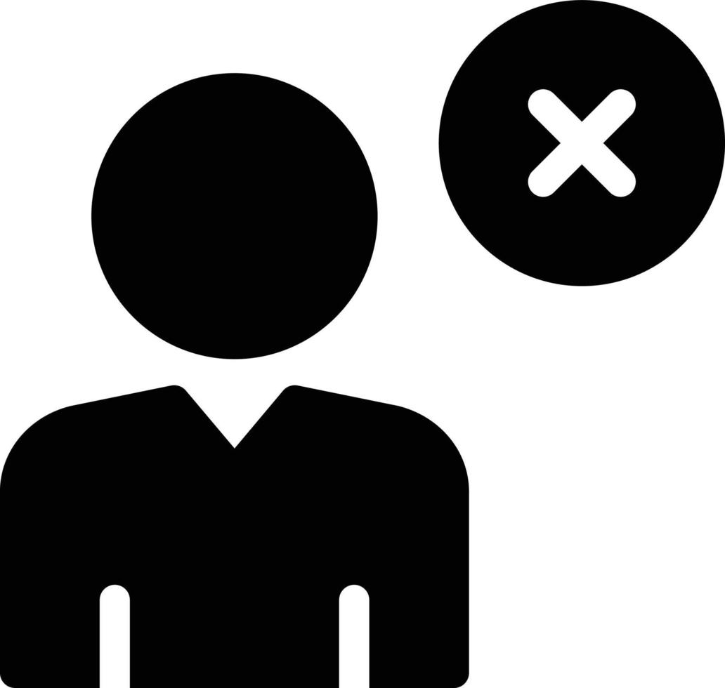 rejection vector illustration on a background.Premium quality symbols. vector icons for concept and graphic design.